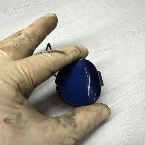 01-06 BMW E46 M3 Rear Tow Hook Eye Cover 2695273 Topaz Blue