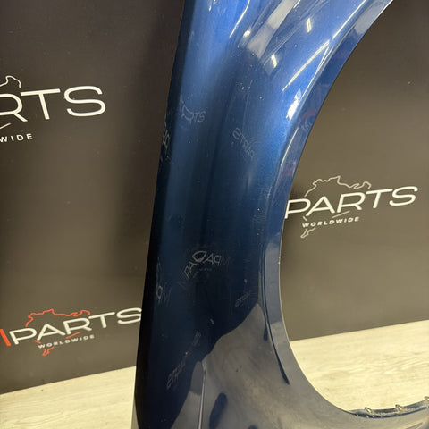 01-06 BMW E46 M3 Right Passenger Fender Mystic Blue