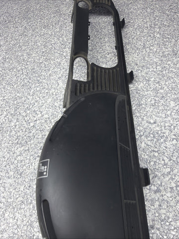 01-06 BMW E46 M3 CONVERTIBLE REAR SEAT ROLLOVER BAR TRIM COVER BLACK 8204279 OEM