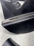 01-06 BMW E46 M3 Left Right Kick Dead Pedals Covers Trims Panels Genuine Black