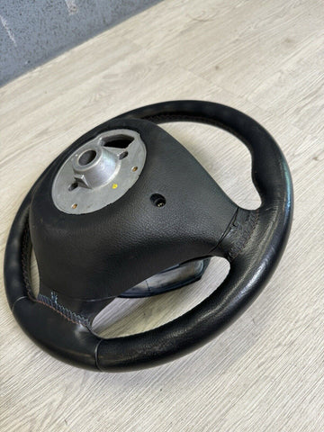 1999-2002 BMW Z3M SPORT STEERING WHEEL BLACK LEATHER OEM