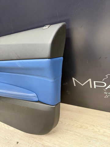 BMW 21-26 G82 G83 M4 Coupe Front Right Passenger Side Door Panel Fjords Blue