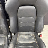 Honda S2k S2000 Interior Front Heated Seats Black Passenger Driver (Bent Rail)