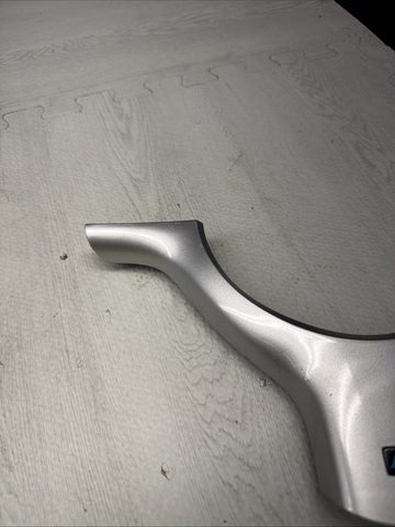 OEM 01-06 BMW E46 M3 Lower Steering Wheel Trim Cover Plate Grey