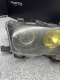 OEM BMW 02-06 E46 330 M3 Bixenon Headlight 1305621772 Yellow High Beam Housing