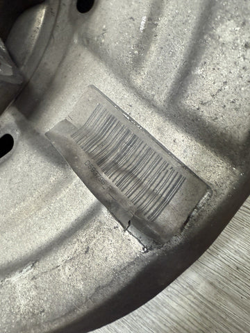 BMW 13-16 F10 M5 REAR RIGHT KNUCKLE HUB SPINDLE + ROTOR + CALIPER 34212284434