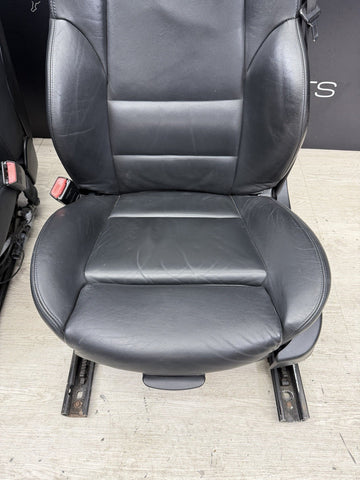 01-06 BMW E46 M3 Convertible Interior Front Heated Seats Black *Notes*