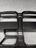 NEW 21-26 BMW G80 G82 G83 M3 M4 REAL CARBON FIBER CSL STYLE NOSE GRILL GRILLE