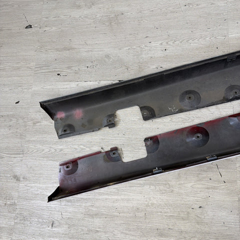 01-06 BMW E46 M3 Rocker Panel Side Skirts OEM Alpine White *Notes*