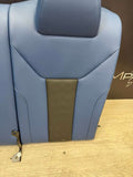 21-26 BMW G82 M4 Coupe Interior Rear Back Seat Back Rest Seats Fjords Blue