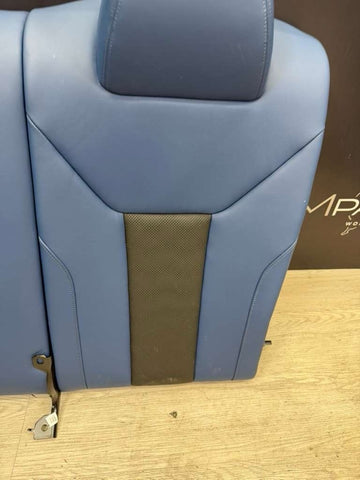 21-26 BMW G82 M4 Coupe Interior Rear Back Seat Back Rest Seats Fjords Blue