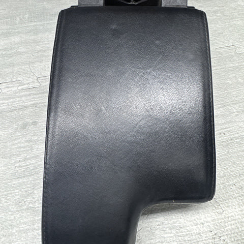 01-06 BMW E46 M3 Center Console Armrest Arm Rest Black Leather