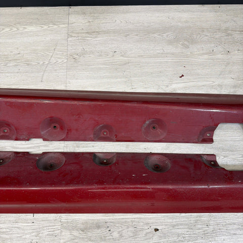 01-06 BMW E46 M3 Rocker Panel Side Skirts OEM Imola Red *Notes*