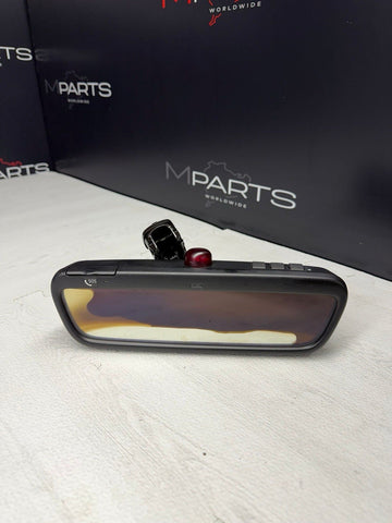 01-06 BMW E46 M3 Rearview Rear View Mirror SOS *Liquid Damage*