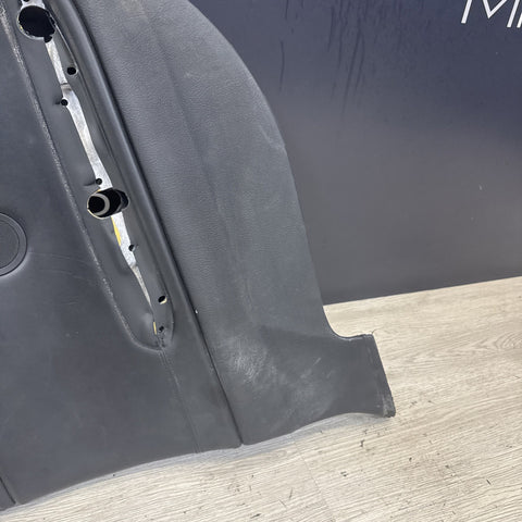 BMW E46 M3 01-06 Coupe Rear Left Door Cards Black Genuine 51437890743