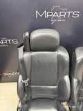 01-06 BMW E46 M3 Convertible Interior Front Non Heated Seats Black *Notes*