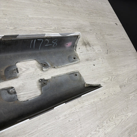 01-06 BMW E46 M3 Rocker Panel Side Skirts OEM Alpine White *Notes*