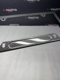LICENSE PLATE FRAME BRACKET MOUNT HOLDER REAL CARBON FIBER