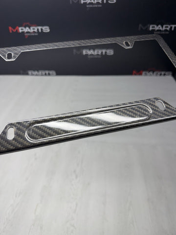 LICENSE PLATE FRAME BRACKET MOUNT HOLDER REAL CARBON FIBER