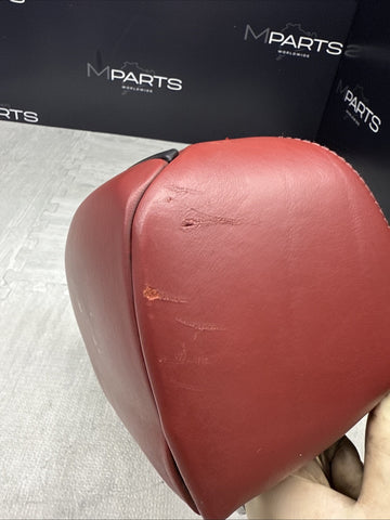 BMW 01-06 E46 M3 Convertible Rear Headrest Head Rest Imola Red OEM *Tab