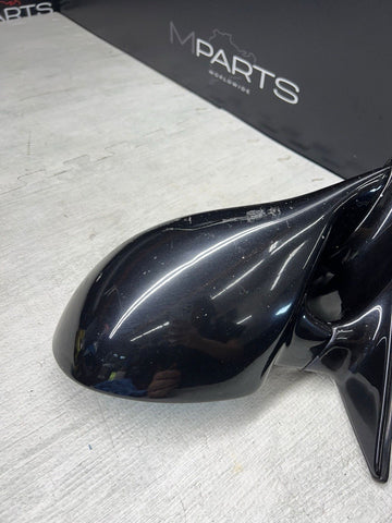 95-99 BMW E36 M3 Sedan Side Mirror Left Driver Cosmos Black
