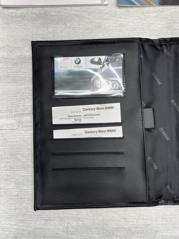 OEM 06-10 BMW E60 M5 BOOK BOOKS BOOKLETS POUCH