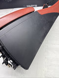 08-13 BMW E90 E92 E93 M3 Extended Fox Red Leather Center Console + Armrest OEM