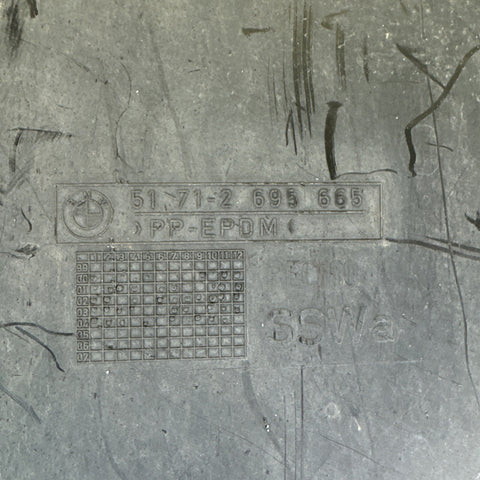 01-06 BMW E46 M3 Front Left Driver Wheel Housing Cover Fender Liner OEM 2695665