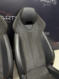 14-19 LAMBORGHINI HURACAN LP610-4 FRONT SEATS OEM + REMOVABLE HONDA CIVIC RAILS