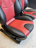 98-02 BMW Z3M Convertible Interior Front Heated Seats Imola Red / Black