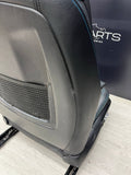 16-18 BMW F87 M2 Coupe Interior Front Right Passenger Seat Black Blue Stitching