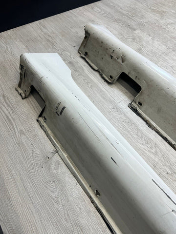 BMW 06-10 E60 M5 Side Skirts Rocker Panels Alpine White OEM 7896838