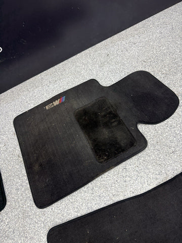 Used Genuine 01-06 BMW E46 M3 Coupe Carpets Floor Mats Black Front & Rear