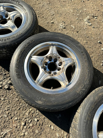 14” BMW E30 318 325 Wheels Rims 14x6 Square Setup