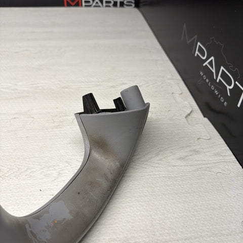 01-06 BMW E46 M3 Brushed Aluminum/Grey Door Trim Armrest Right Front Passenger