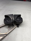 08-13 BMW E90 E92 E93 M3 High Low Tone Horn Signal Set with Bracket OEM *Crack*