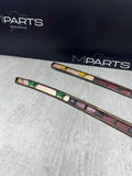 BMW E46 330CI M3 325CI Roof Rails Moldings Trims Imola Red Pair Coupe OEM