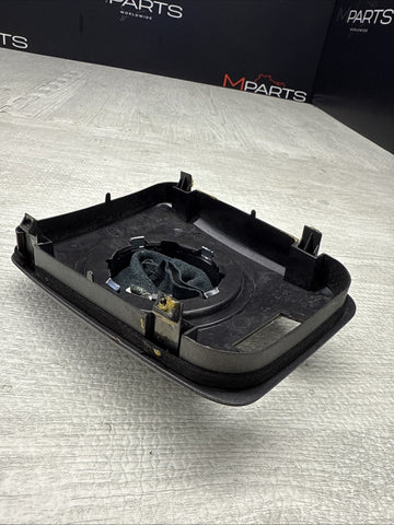 01-06 BMW E46 M3 Center Dome SMG Shift Plate Titan Shadow Grey *Glue Residue