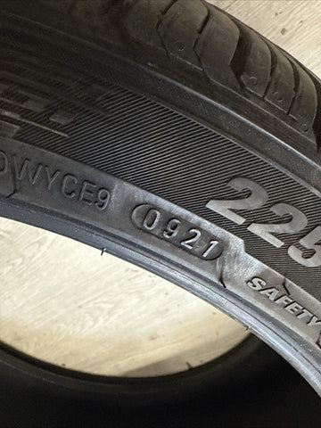 2021 Tire Kumho Ecsta PA51 225/40/19 225 40 19 93W A/S High Performance 8-9/32