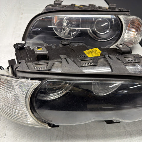 2001 BMW E46 M3 ORIGINAL Single Xenon Headlights Head Lights Corner Lights