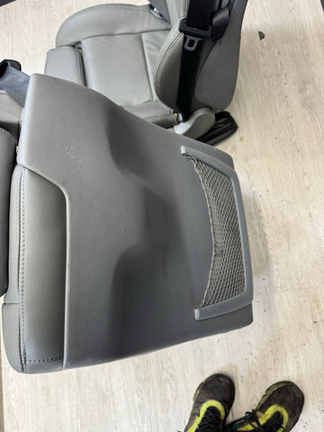 01-06 BMW E46 M3 Convertible Interior Front Heated Seats Grey Gray