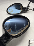 01-06 BMW E46 M3 Side View Door Mirrors Pair Jet Black *Notes*