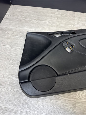 01-06 BMW E46 M3 PASSENGER RIGHT SIDE DOOR PANEL CARD BLACK OEM