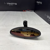 01-06 BMW E46 M3 Oval Rear View Rearview Mirror OEM 7892262 *Liquid*