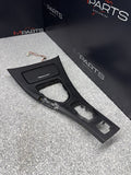 08-13 BMW E93 M3 OEM Front Center Console Cover Leather Manual Cic