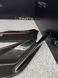 NEW Carbon Fiber V Style Front Bumper Lip 21-26 BMW G80 G82 G83 M3 M4