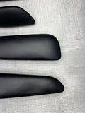 BMW E46 325 330 M3 Convertible Door Upper Armrest Pads Black