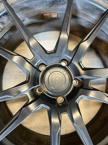 Rohana Wheels Rims RF2 RF02 5x120 BMW 19x8.5 ET33 19x9.5 ET35 Matte Black Set