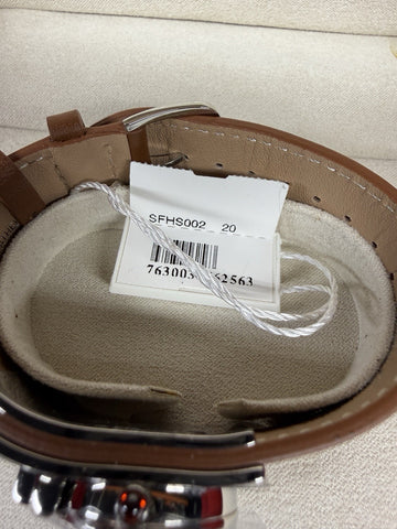 NEW Salvatore Ferragamo Women's Wrist Watch Wristwatch Leather Strap