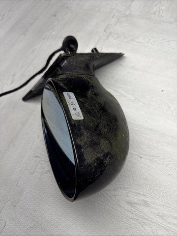 01-06 BMW E46 M3 Side View Door Mirrors Pair Jet Black *Paint Bubbling